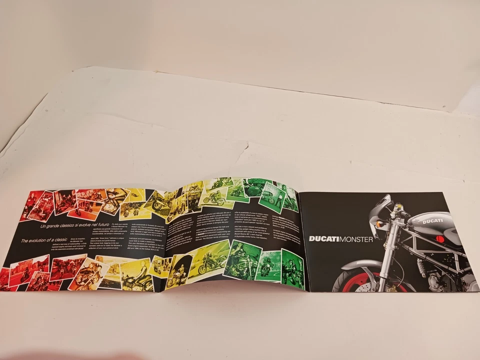Vintage Ducati Monster Motorcycle Sales Brochure 2003 Original Booklet Rare Vgc - Image 4 of 4