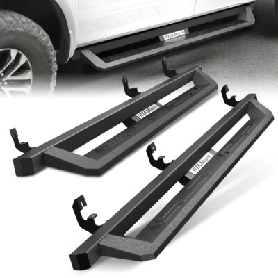 for 15-26 Chevy Colorado Crew Cab 4.8'' Running Board Textured Drop Side Step Bar