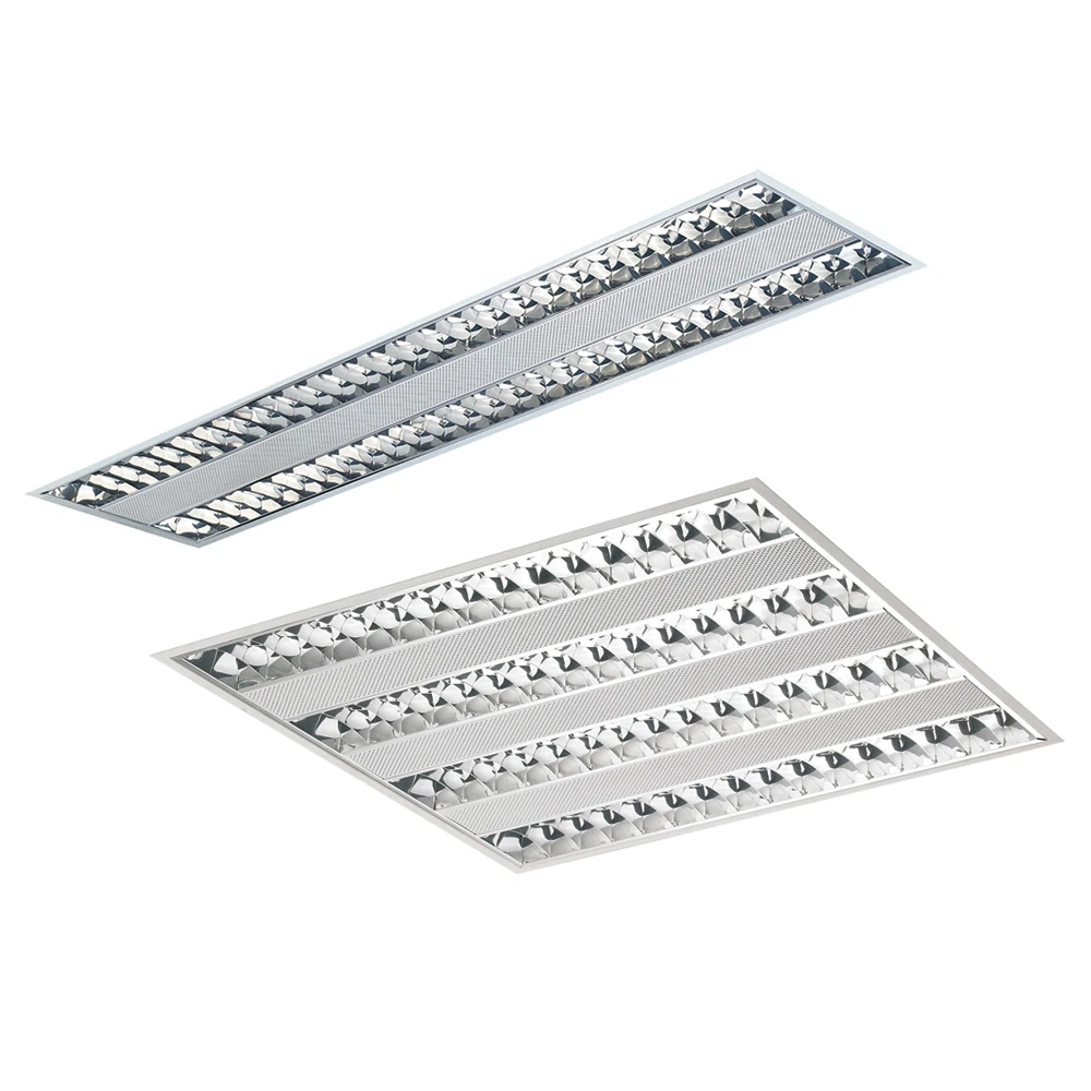 New T5 56W Fluro light Philips Ballast Tube Louvre Troffer fitting