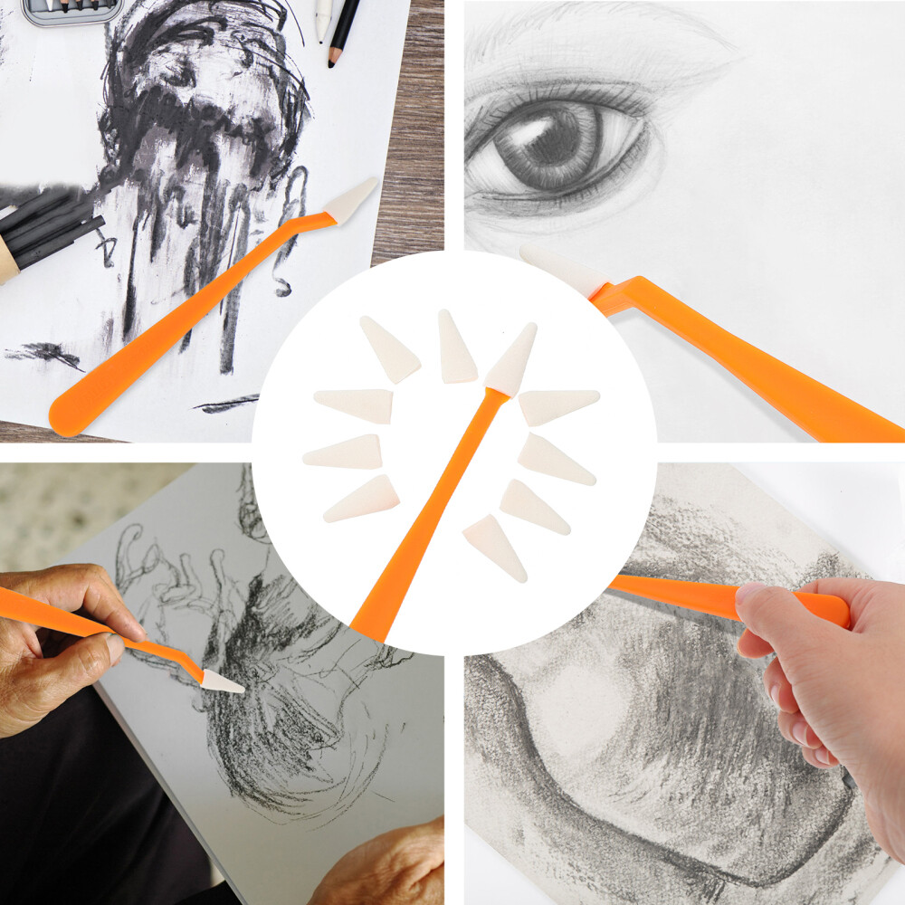 Sketch Painting Sponge Eraser Drawing Pencils Sketch Art Set eBay