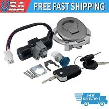 3 Keys Ignition Switch Fuel Gas Cap Lock Set For Honda Grom 125 MSX125 2017-2024