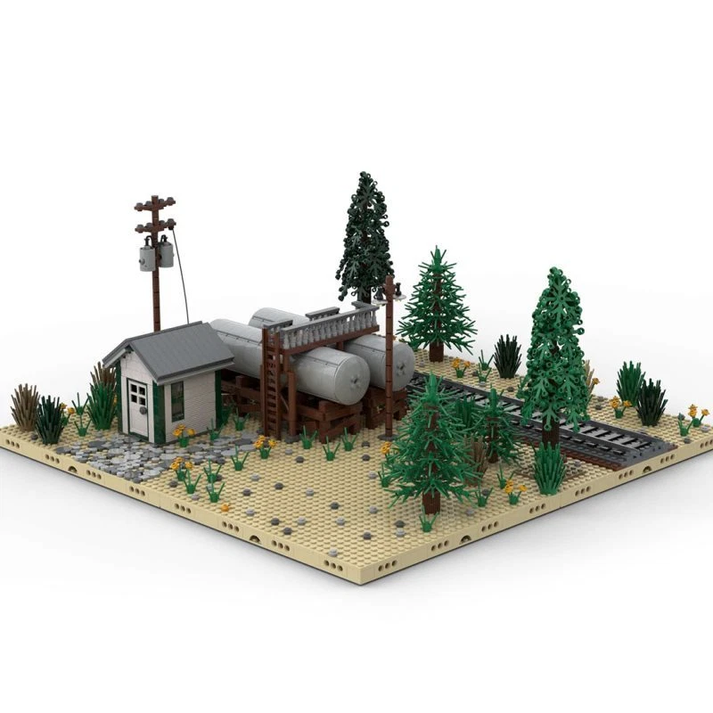 National Oil Tanks Model for City and Town Theme 2656 Bricks MOC-98501 Gift - Image 4 of 4