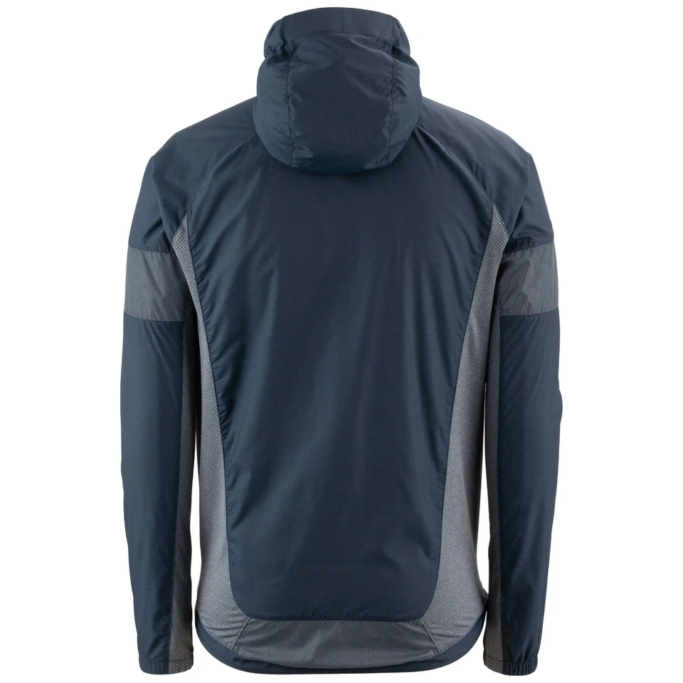 Louis Garneau Modesto Hoodie Jacket Men's Medium Sargasso Sea Dark Blue Cycling - Image 2 of 2