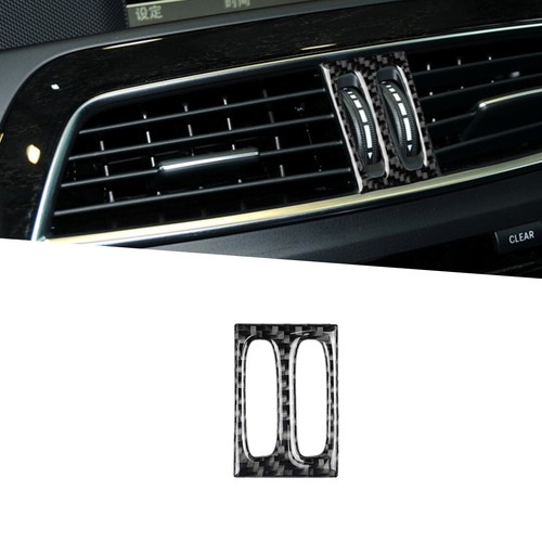 Carbon Fiber Center Air Vent Interior Trim For Mercedes C Class W204 11-13 Car - Imagen 1 de 10