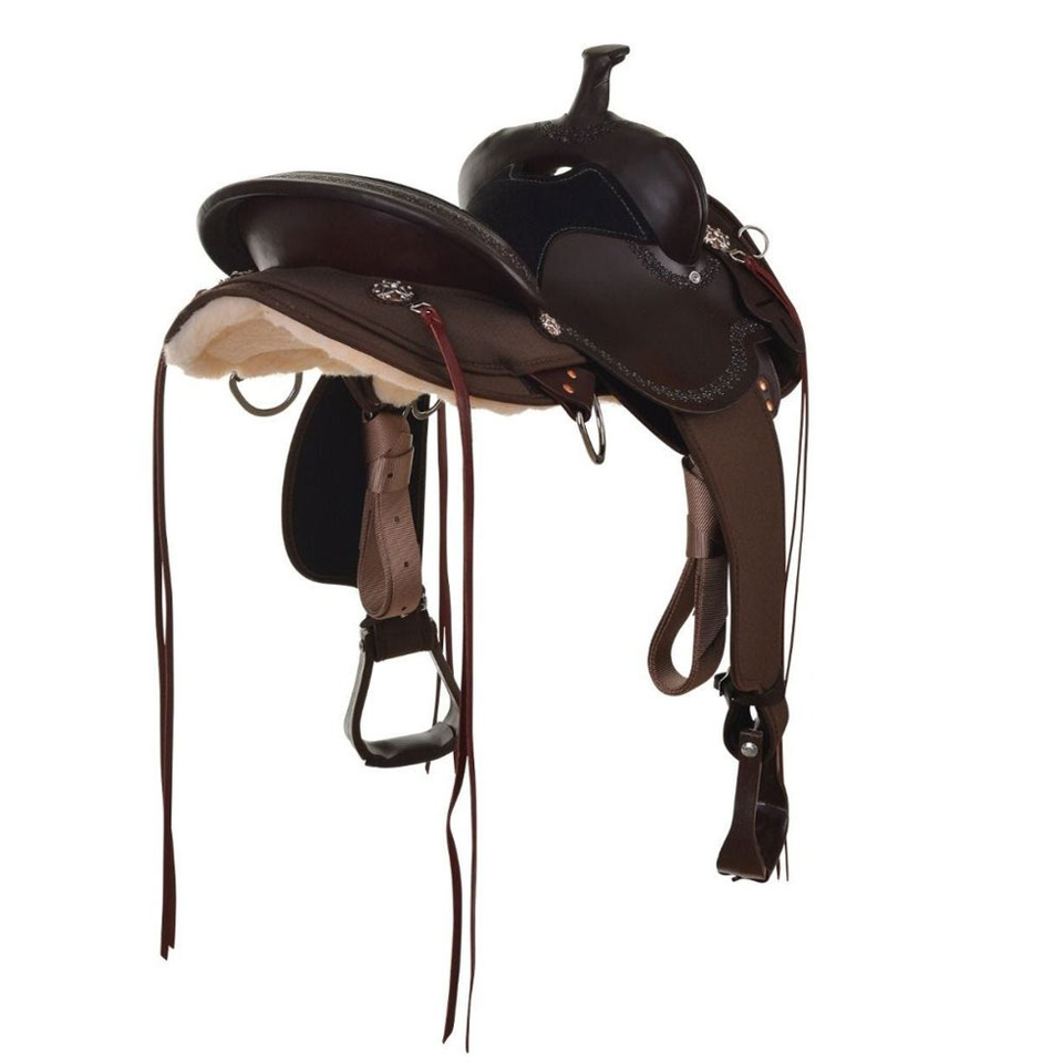 6914160104 High Horse Daisetta Cordura Trail Saddle 16 Inch Medium