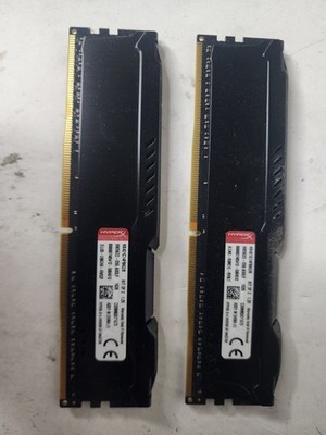 HyperX Fury DDR4 RAM 8GB Kit (2x4GB) Black Excellent 2133MHz HX421C14FBK2/8