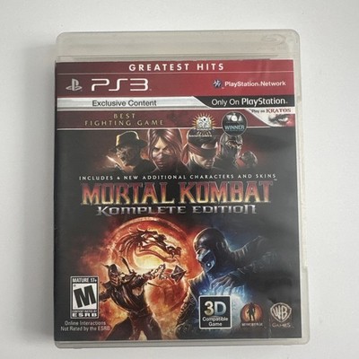 Mortal Kombat -- Komplete Edition (Sony PlayStation 3, 2012)