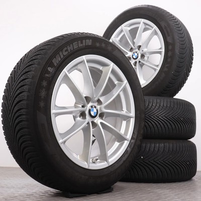 Winterräder 17 Zoll BMW 5er G30 G31 Original Felgen 225/55R17 Winterreifen 5-6mm