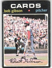 1971 Topps #450 Bob Gibson (low grade) Cardinals