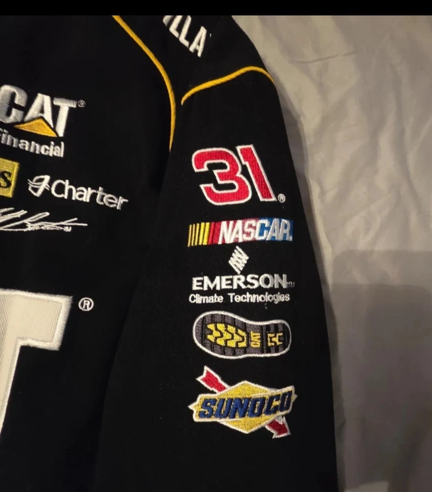 Chaqueta Jeff Burton #31 NASCAR Racing Caterpillar JH Design para hombre 2XL Foto 4 de 4