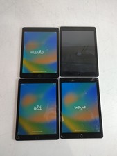 Lot of 4 Apple iPad 5th Gen A1823 32 GB iOS 16.7.14 (Wi-Fi + 4G) Unlocked For