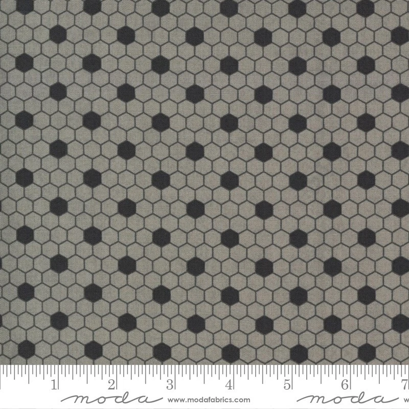 Boudoir, London Fog Bundle of 5 prints by Basic Grey 1/2-yds, Total 2.5 Yards. - Image 3 of 4