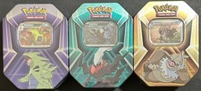 Nintendo Pokemon TCG Triple Whammy 3 Tin Set Tyranitar Slaking Darkai New Sealed
