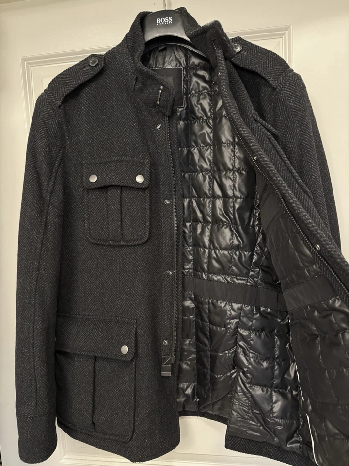 Men’s Hugo Boss Wool Jacket Xl - Image 4 of 4