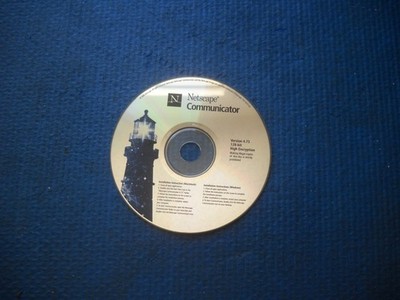 Netscape Communicator 4.73 Internet Browser Software Vintage 2000 CD