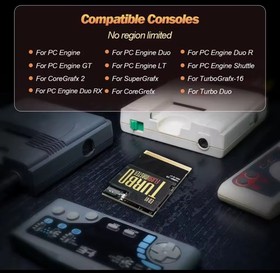 Turbo Everdrive 8g PCEngineGT,Turbo Duo,TurboGrafx 16,Turbo ExpressPC Engine DUO