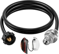6 ft Propane Adapter and Hose Fuel Filter with Adapter... 