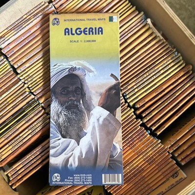 Algeria Travel Road Map : 1:1,200,000 by ITMB Canada (2010, Sheet Map, Folded)
