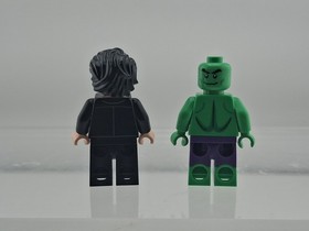 Lego Bruce Banner Minifigure 76084 76104 Marvel Super Heroes sh408 w/ Hulk