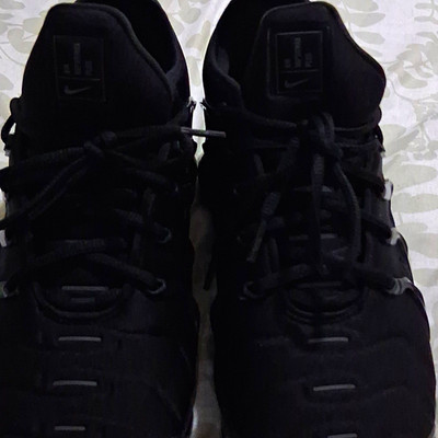 Nike Air VaporMax Plus Triple Black Men's Low Top Sneakers 924453- 2023 No Box