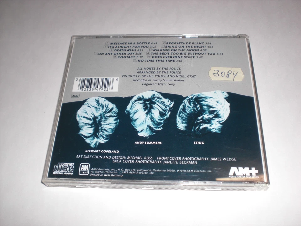The Police - Reggatta De Blanc (1979) - Audio CD Album Musik aus Sammlung - Bild 2 von 2