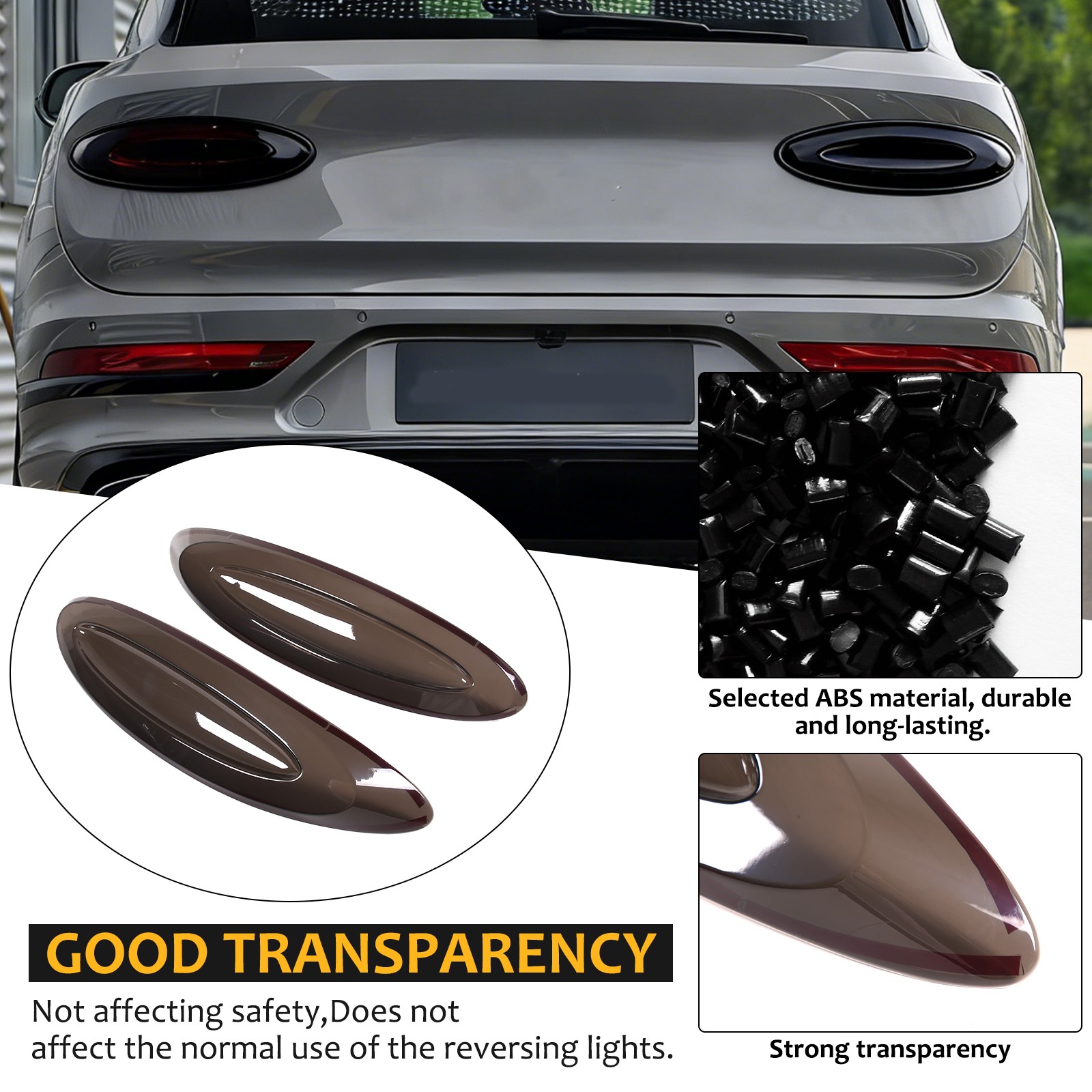 Rear Tail Light Blackout Taillight Smoked Cover For Bentley Bentayga 21-23 US