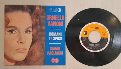 45 Runden 7'' Ornella Vanoni ~ Morgen heiraten Sie / Wir sind Clowns (Mogul) 1964 nM / Neuwertig