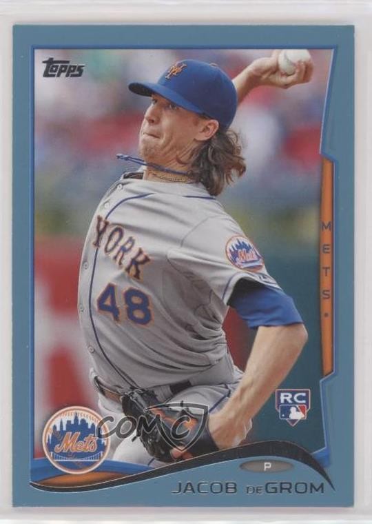 2014 Topps Update Wal-Mart Blue Jacob deGrom #US-50 Rookie RC sq1