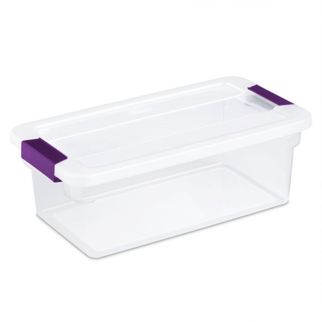 Sterilite 6 Qt. ClearView Latch Box