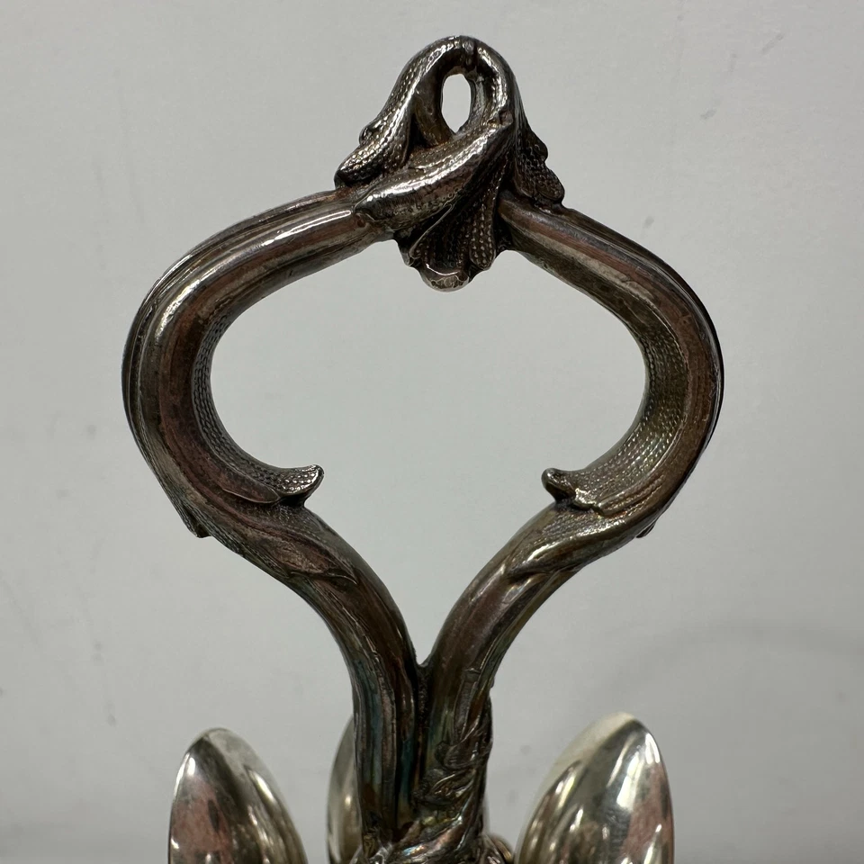 Porta huevos Sheffield georgiano temprano plateado 6 tazas de huevos excelente Foto 4 de 4