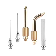 Grease Gun Needle Tips, Straight & Bent Nozzle, For Precision Greasing