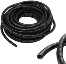 1/4 Inch Wire Loom Split Tubing - 16.5 Ft Cord Protector Electric Wires Covers,