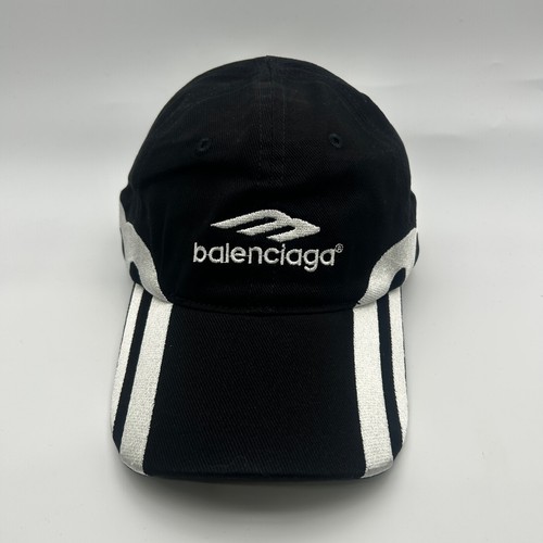 Balenciaga 3B Logo Cap 'Faded Black/White'  Baseball Cap Hat