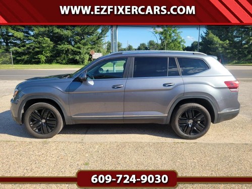 2019 Volkswagen Atlas 4Motion AWD SEL Salvage Repairable Easy Fixer Runs Great!