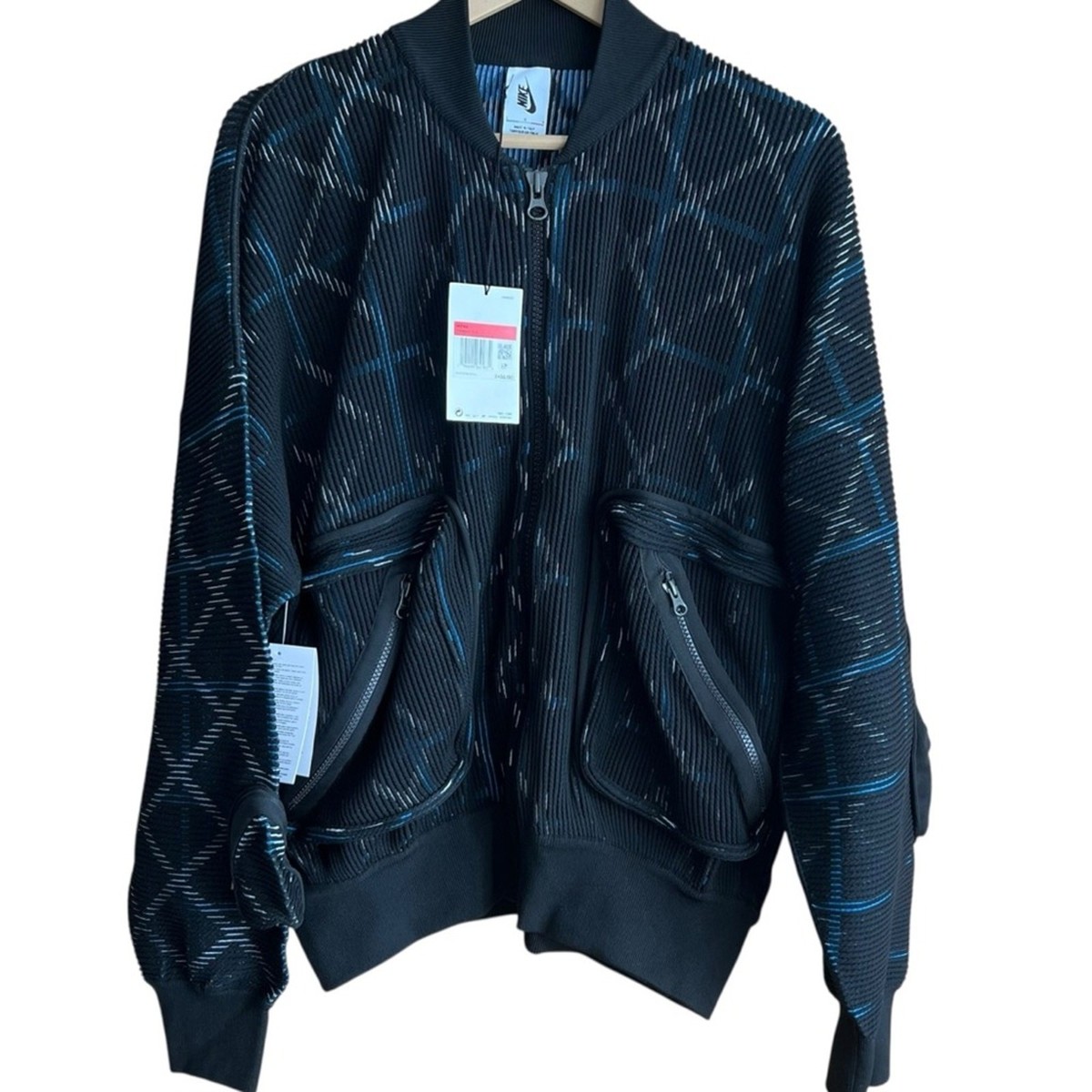 Nike x Undercover SR MA-1 Bomber Jacket in Black Size Large NWT | eBay