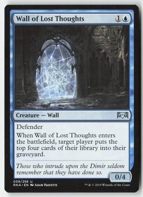 MTG - Wall of Lost Thoughts #59 - Regular - RNA Ravnica Allegiance