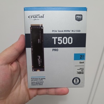 Crucial T500 M.2 2 TB PCI Express 4.0 3D TLC NAND NVMe