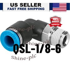 FESTO CORPORATON QSL-1/8-6 Push-in 90 deg Connector