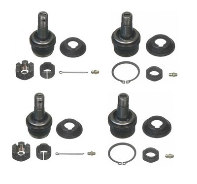 Moog Front 2 Upper and 2 Lower Suspension Ball Joint Kit for Chevrolet Dodge