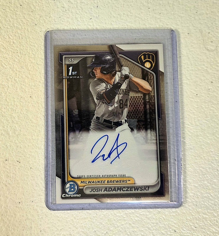 2024 Bowman Chrome Josh Adamczewski 1st Auto 🔥 