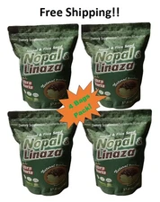  Nopal y Linaza  4 Pack Seed y Nopal  100% Natural 1 LB. FIBRA DerivadoNaturales