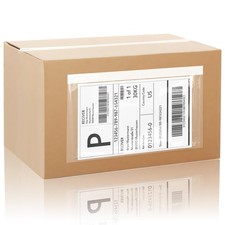 50 PCS 6x9 Inch Shipping Label Sleeves Clear Self Adhesive Pouch Bags