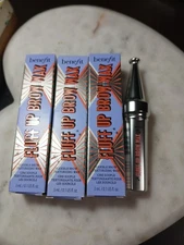 Lot of 3 Benefit Fluff Up Brow Wax Flixible Brow Texturizing Wax 3mL - MINI