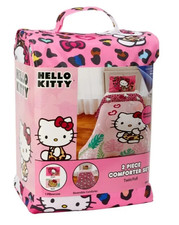 Hello Kitty Wild Jungle Kids 2pc Reversible Twin/Full Comforter Set-W13270974863