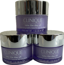 3 Pk Clinique Take The Day Off Cleansing Balm Travel Size 1 oz  30 ml e New 