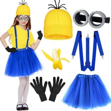 Halloween Costume for Adult Women Goggles Glasses/ Beanie Hats/Gloves/Tutu Skirt