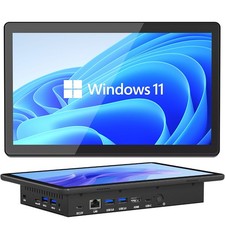 11,6 Zoll Industrie Panel-PC Intel N5095 Win 11 Pro 8GB RAM, 128GB eMMC Mini PC