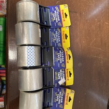 Clear Shipping Tape with Dispenser 1.89" x 800" Lot Of 5