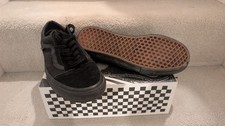 Vans - Old Skool Black Pop Cush Skate Shoes - Size 10