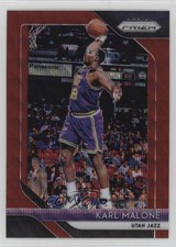 2018-19 Panini Prizm Ruby Wave Prizm Karl Malone #75 HOF 6l7